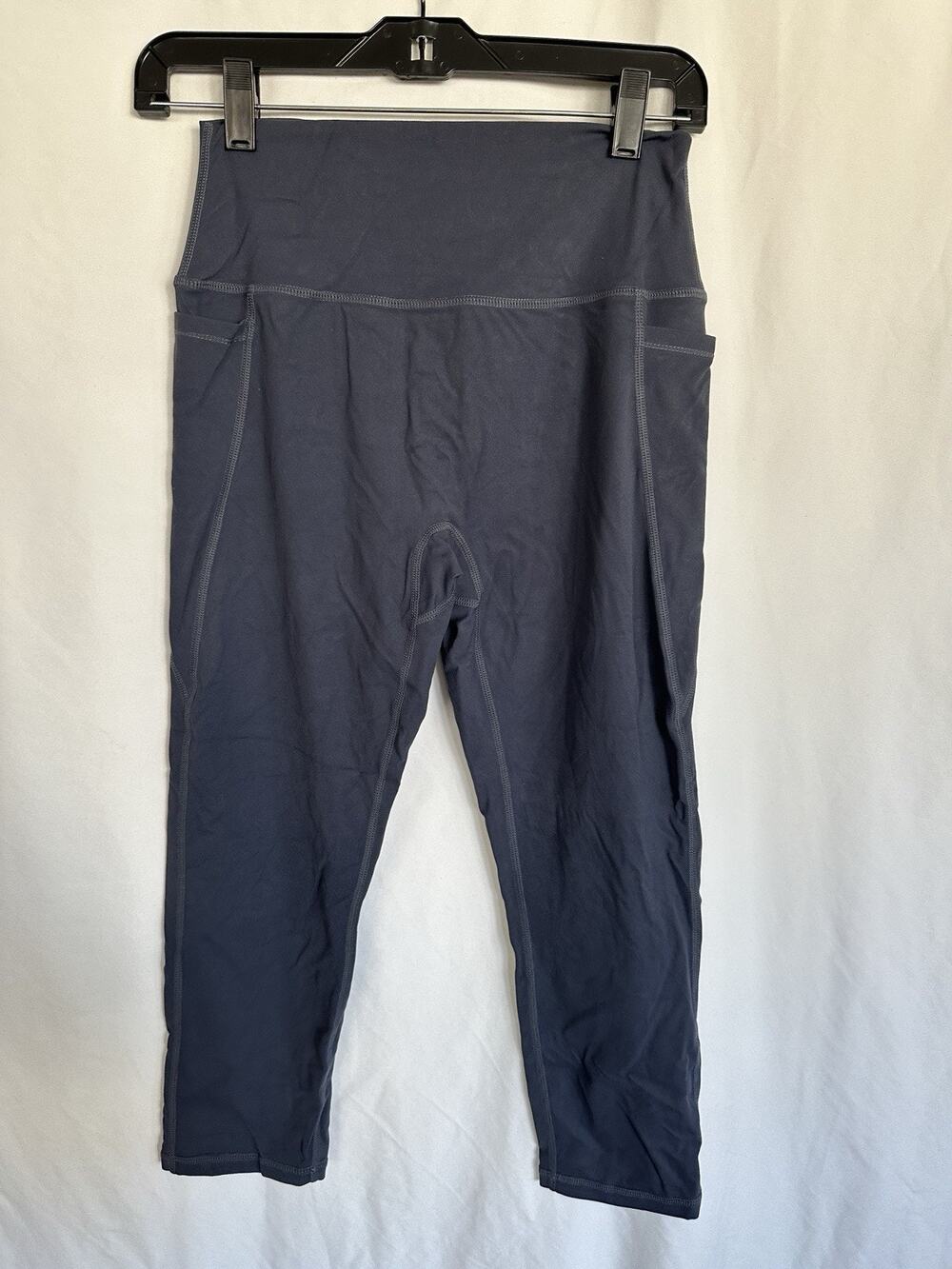 Leggings with 2 Side Pockets, Women's High Waist Yoga Pants Size S